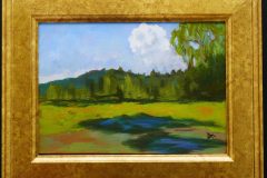 #14 - David Fischer, North Delhi, 2021, Acrylic, 5" x 7", 1 lb, $125