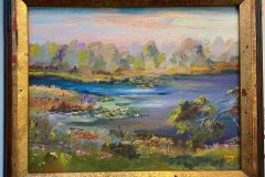#94 - Delilah Smith, View of the Lake, 2019, Oil on Canvas, 11" x 14", 1.5", 4.5 lbs, NFS