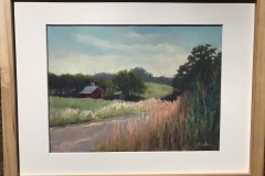 #40 - Janet Kohler, Fields of Glory, 2019, Pastel, 13.5" x 17.5" x 1.75", 5 lbs, $350