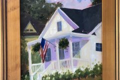 #74 - Kelley Shirkey, White on Broad, 2021, Oil on Panel, 14" x 11" x .25", 1 lb, $250