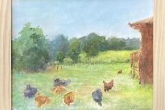 #60 - Andrea Rose, A Morning With The Girls, 2021, Oil, 8" x 10", 2 Ibs, $350