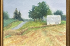 #61 - Andrea Rose, Peachy Field, 2021, Oil, 11" x 14", 2 Ibs, $400