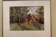 #1 - Barbara Baker, Abandoned, 2021, Watercolor, 20" x 16", 2 lbs, Sold