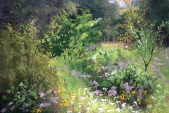 #105 - Carolyn Weins, August Wildflowers, 2021, Pastel, 8.5" x 11.5", 4 lbs, $450