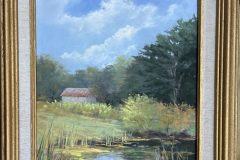 #36 - Janet Kohler, Meadow Creek, 2021, Pastel, 16" x 13" x 2", 5 lbs, $350