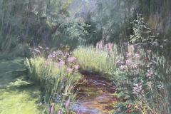 #37 - Janet Kohler, Morning Light, 2021, Pastel, 18" x 15" x 2", 8 lbs, $400