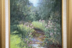 #37 - Janet Kohler, Morning Light, 2021, Pastel, 18" x 15" x 2", 8 lbs, $400