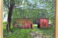 #111 - Lesli Weston, Rancho Tranquilico, 2021, Oil, 16" x 20" x 1", 2 lbs, $320