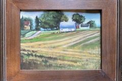 #55 - Linda Pelowski, Field View, 2021, Pastel, 16" x 13", 2 Ibs, $400