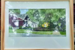 #49 - Michael McCleer, Third and Dover, 2021, Gouche, 7" x 14", 5 lbs, $350