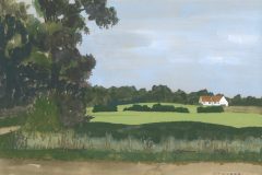 #50 - Michael McCleer, Zeeb and Farrell, 2021, Gouche, 9" x 12", 5 lbs, $300