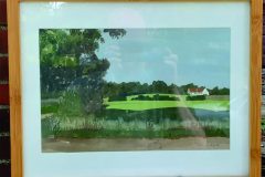 #50 - Michael McCleer, Zeeb and Farrell, 2021, Gouche, 9" x 12", 5 lbs, $300