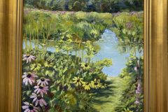 #71 - Thomas Rosenbaum, Tributary, 2015, Oil on Canvas, 18" x 24" x 1", 4 Ibs, $400